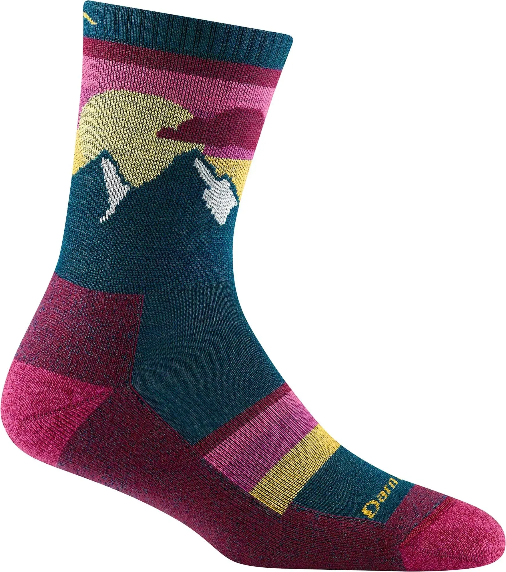 Darn Tough Women's Sunset Ledge Micro Crew Lightweight Sock | Dark Teal