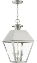 Livex Lighting-27220-Wentworth 3 Light Large Outdoor Pendant