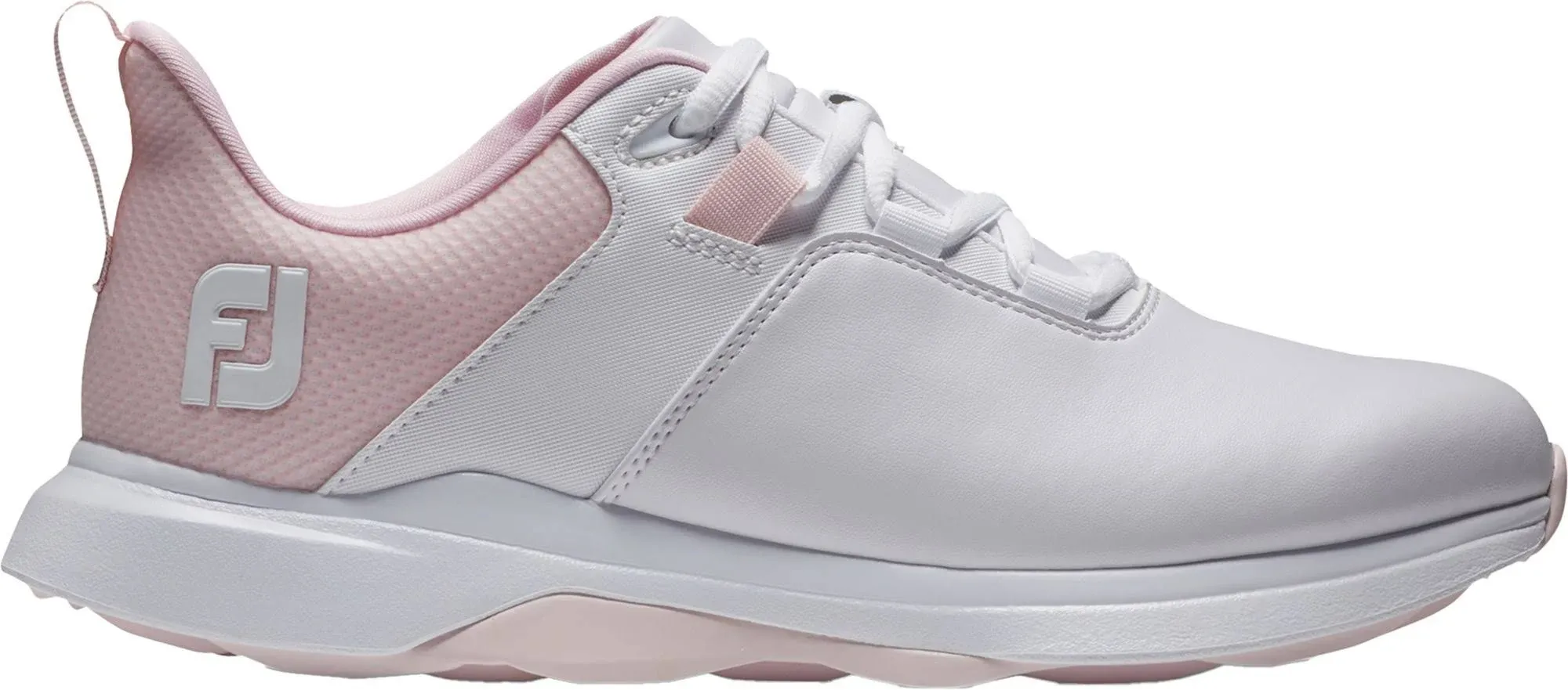 FootJoy Womens ProLite Golf Shoes - White/Pink 98200