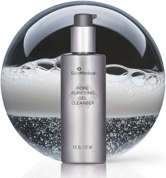 SkinMedica Pore Purifying Gel Cleanser - This Pore Cleaning Gel Cleanser with Clinically Proven Ingredients Dissolves Makeup, Oil, and Impurities, While Purifying Pores, 6 Fl Oz