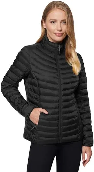 32 Degrees Heat Women's Ultra-Light Down Packable Jacket | Layering |Semi-Fitted | Zippered Pockets | Water Repellent