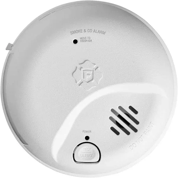 BRK 1046884 Hardwired Smoke & Carbon Monoxide Alarm, 10-Year Battery Backup