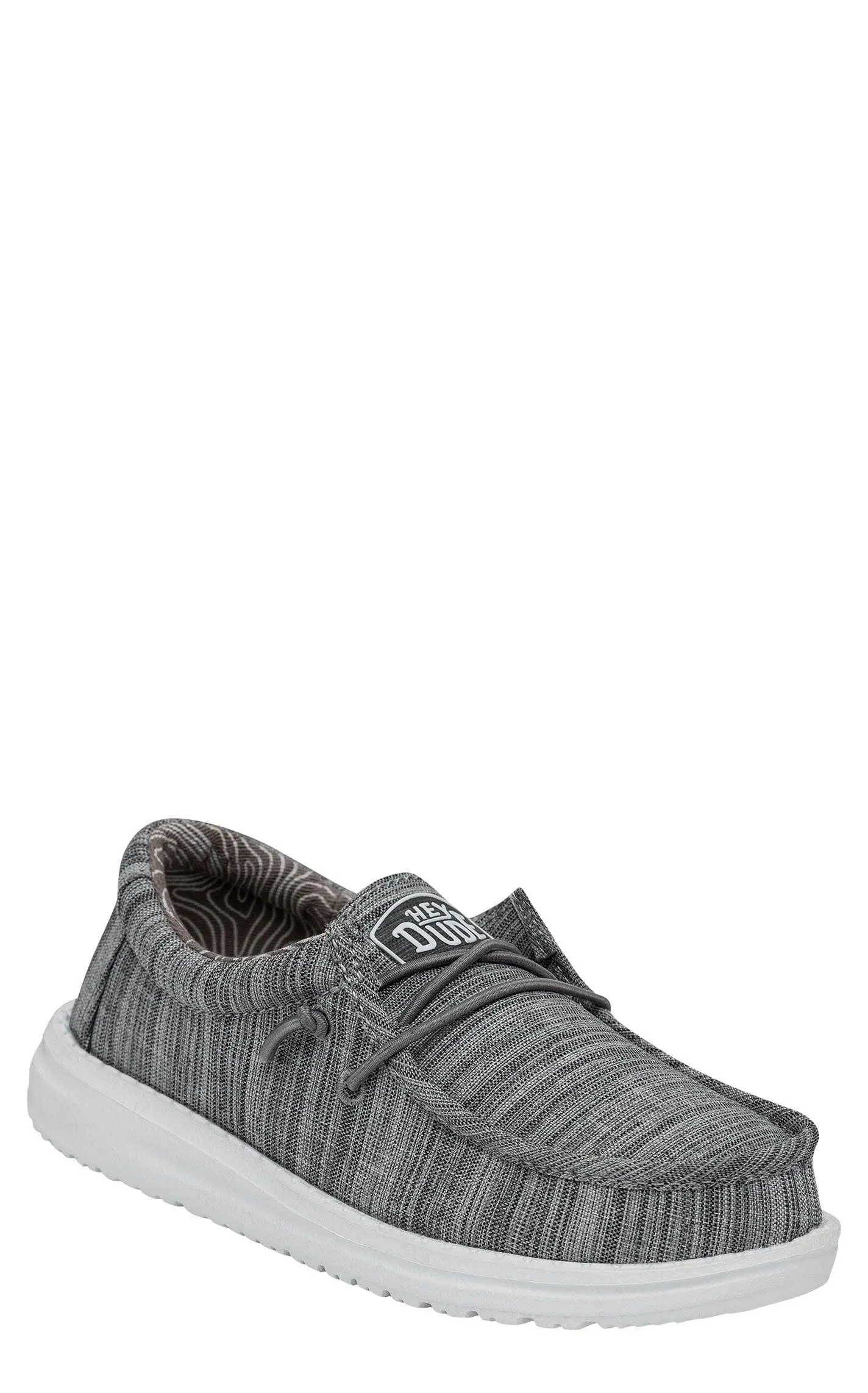 Hey Dude Youth Wally Linen Stone