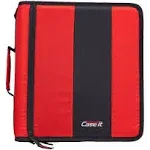 Case-It The Classic Zipper Binder - 2 Inch O-Rings - Multiple Pockets - 350 S...