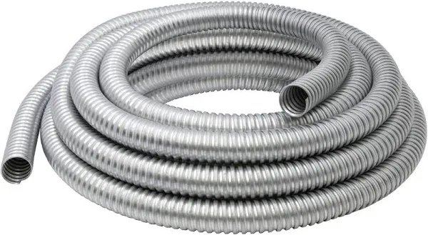 Maxxima 1 in. x 25 ft. Galvanized Steel Flexible Conduit, Greenfield Electrical 25 Foot Roll