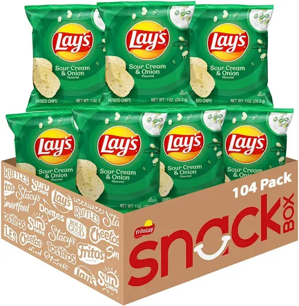 Lay's Sour Cream Onion Flavored Potato Chips