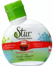 Stur Freshly Fruit Punch Liquid Water Enhancer