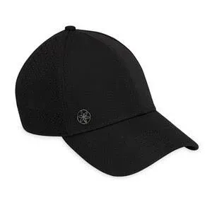 New! Gaiam Wander Breathable Geo Hat, Black, Adjustable Size Womens Fit Cap