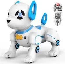 Remote Control Robot Dog Toy, RC Dog Programmable Smart Interactive Robotic P...