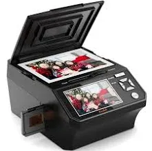 Photo,NameCard,Slide & Negative Scanner with Large 5" LCD Screen,Film and Slide Digitizer-Convert 35mm,110 Film/Photo(3R,4R,5R)/NameCard to 22MP Digital JPEG-8GB SD Card Included