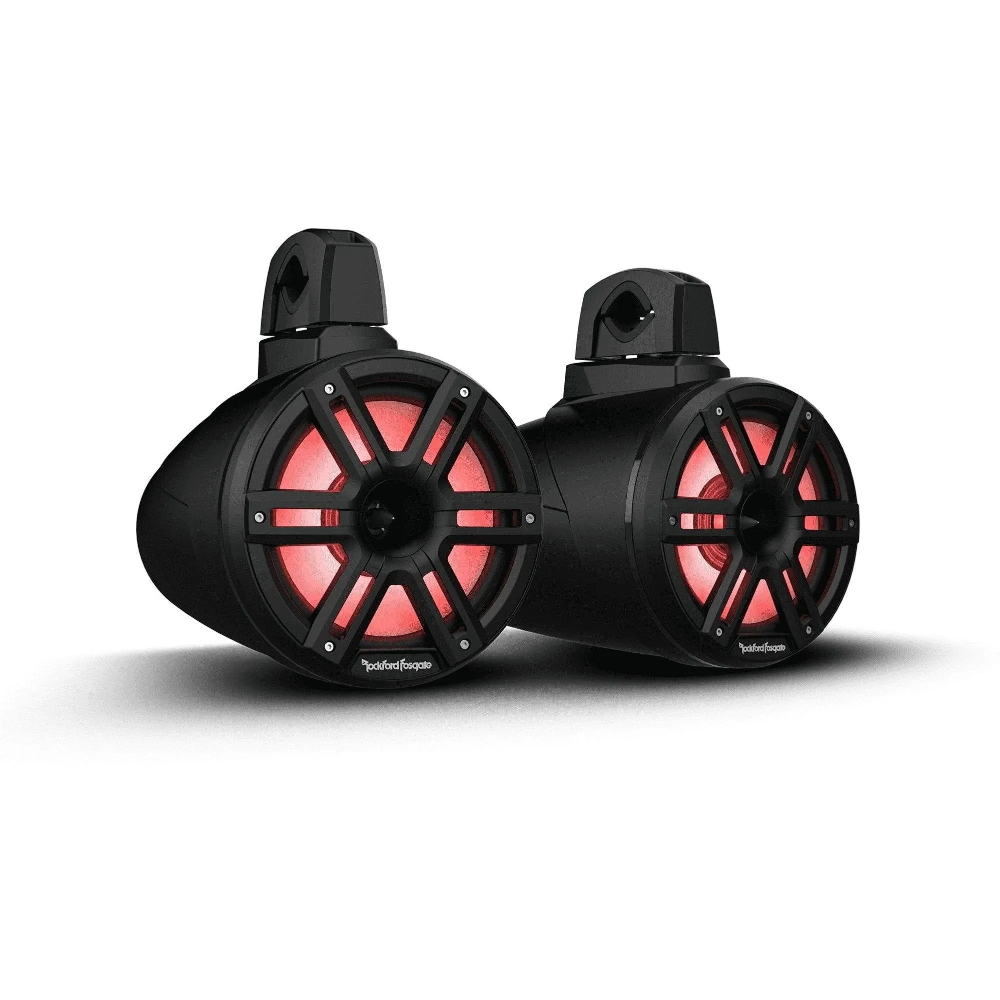 Rockford Fosgate M2WL-8HB Color Optix Horn Wake Tower Speakers - Black