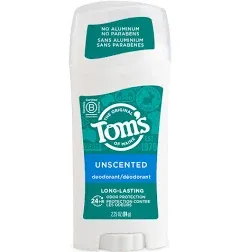 Toms of Maine Deodorant Original Care Unscented - 2.25 Oz