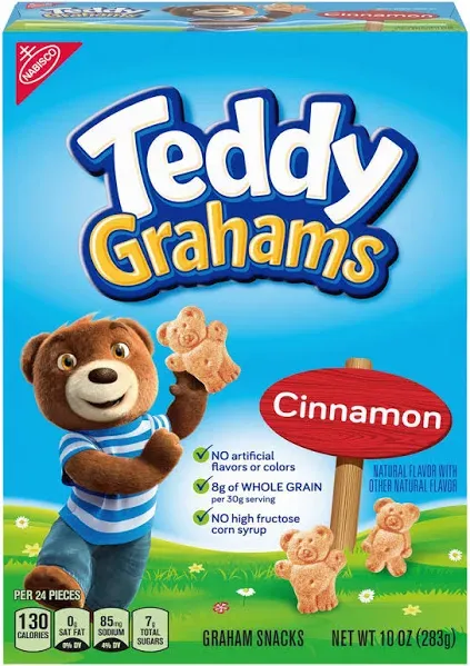 Teddy Grahams Cinnamon Graham Snacks