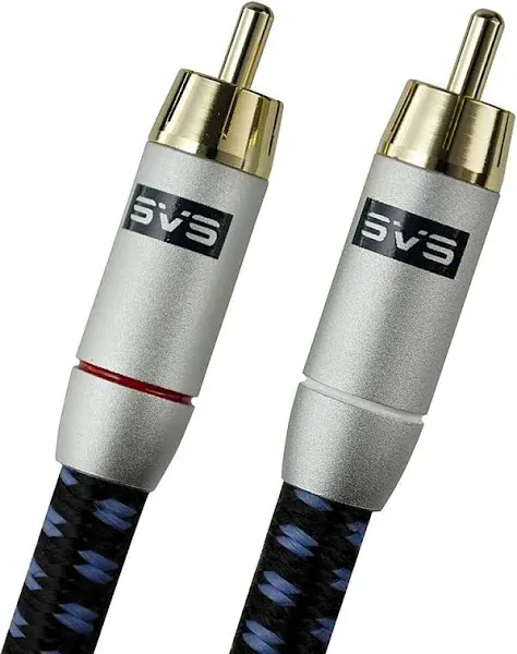 SVS SoundPath Stereo RCA Cables | RCA Cable Pair for Audio Components