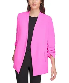 DKNY Women's Open Front Blazer