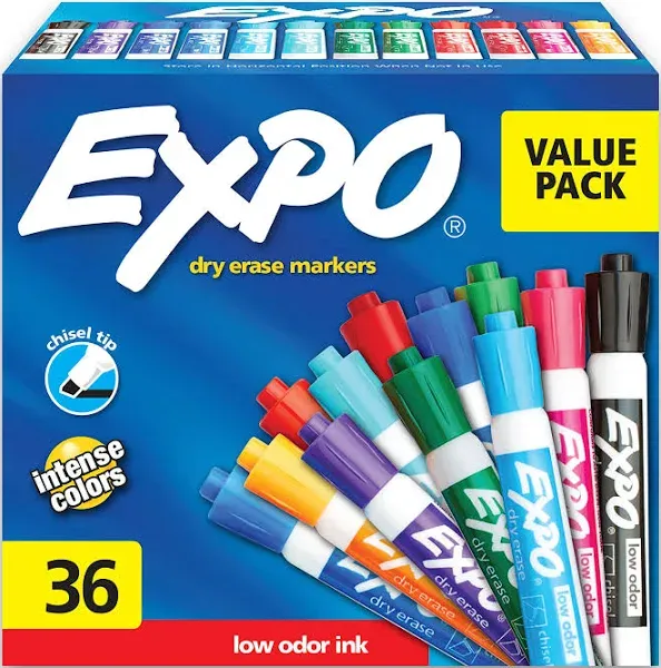 Expo Dry Erase Markers Low-Odor