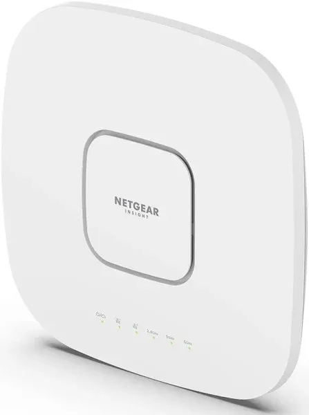 NETGEAR Cloud Managed WAX630E - AXE7800 WiFi 6E Tri-Band Gigabit Wireless Access Point