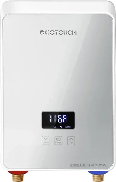 Tankless 240V Electric Water Heater - Instant Hot Water with Overheat Protection