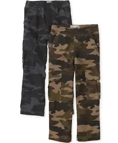 The Children&#039;s Place Cargo Pants 2 Pack Boys Size 14 Camouflage Multicolor NEW