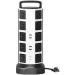 JACKYLED Power Strip Tower Surge Protector