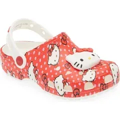 Crocs Kids' Hello Kitty Red Classic Clog, Red, J1