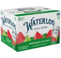 Waterloo Still Water Watermelon Lime Mint