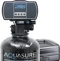 AQUASURE Digital Metered Water Softener 32,000 Grain Reduces Hardness Indoor