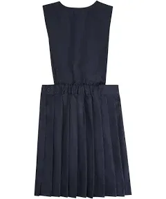 Girls French Toast V-Neck Pleated Jumper | Navy