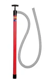 King Innovation 48072 King 36&#034; x 72&#034; Hand Pump Siphon, 72 inch, Red