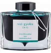 Iroshizuku Water Based Ink for Fountain Pens, Iroshizuku 1.7 fl oz (50 ml) [Dade: Suikyoku] INK-50-SU