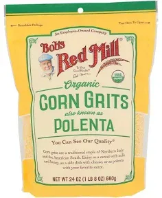 Bob's Red Mill Organic Corn Grits Polenta