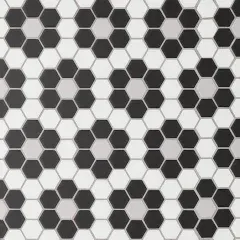 Bedrosians Le Cafe 1" x 1" Matte Porcelain Mosaic Tile