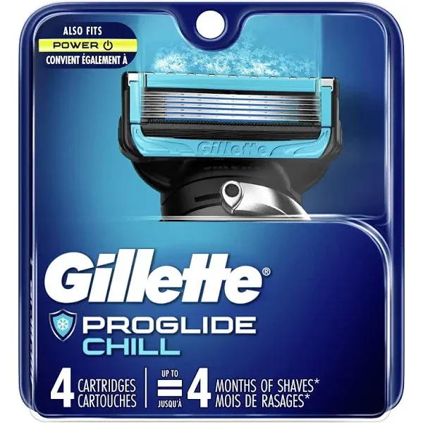 Gillette Fusion ProShield Chill Razor Blade Refills, 8 Cartridges