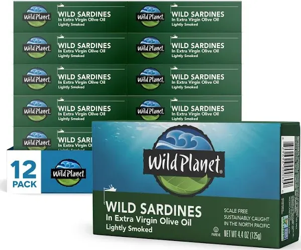 Wild Planet Wild Sardines in Extra Virgin Olive Oil