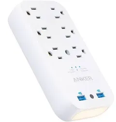 Anker 331(A9261) Outlet Extender with Stepless Dimming Night Light