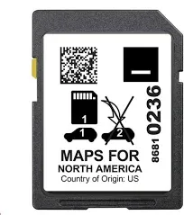 Latest 2023 GPS Navigation sd Card Map USA Fits Cadilia Chevry Buic GM 86810236 