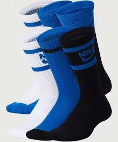 Nike Everyday Kids' Cushioned Crew Socks (6 Pairs)