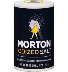 Morton Iodized Salt - 26 oz