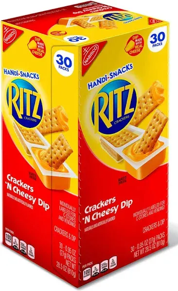 Ritz Crackers and Dip, Handi Snacks 20 ea