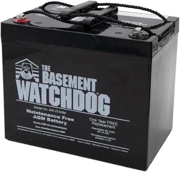 Basement Watchdog AGM Battery BW-27AGM