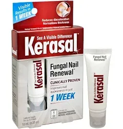 Kerasal Fungal Nail Renewal Treatment, Restores The Healthy Appearance of Nails Discolored or Damaged, Visible Results in Just 1 Week, 10 mL, Pack of