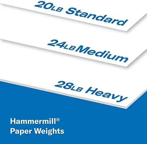 Hammermill Copy Plus Print Paper, 92 Bright, 20 lb, 8.5 x 11, White, 500 Sheets/Ream, 8 Reams/Carton