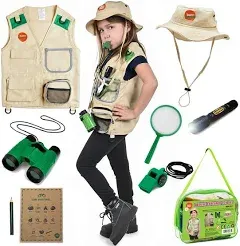 EXPLORER KIT Outdoor with Safari Vest Adventure Scavenger Hunt 9 Pcs BORN TOYS