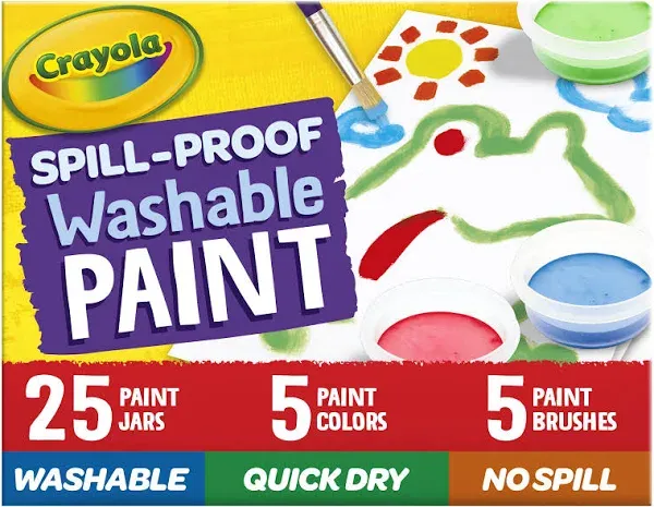 Crayola Spill Proof Washable Paints