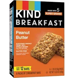 Kind Breakfast Bars Peanut Butter