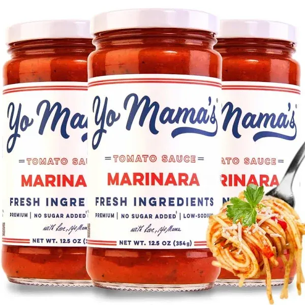 Yo Mama’s Keto Friendly Marinara Pasta Sauce