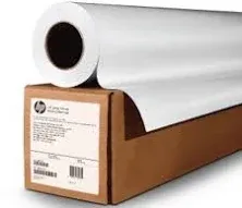 HP CH022A Everyday Matte Polypropylene Film, 8 mil, 2" Core, 24" x 100 ft, White, 2 Rolls