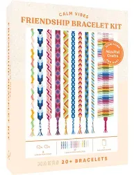 Mindful Crafts: Calm Vibes Friendship Bracelet Kit by Chronicle Books