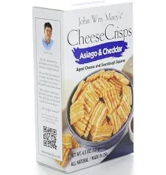 John Wm Macy's Asiago & Cheddar Cheese Crisps