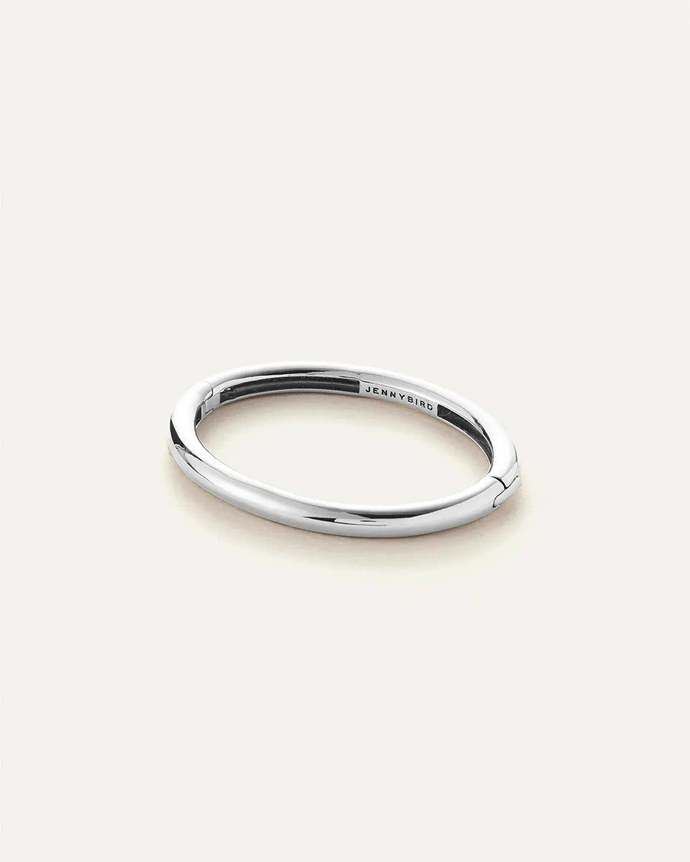 Jenny Bird Gia Bangle - Silver on Garmentory